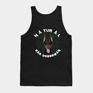 Natural Ear Doberman Tank Top